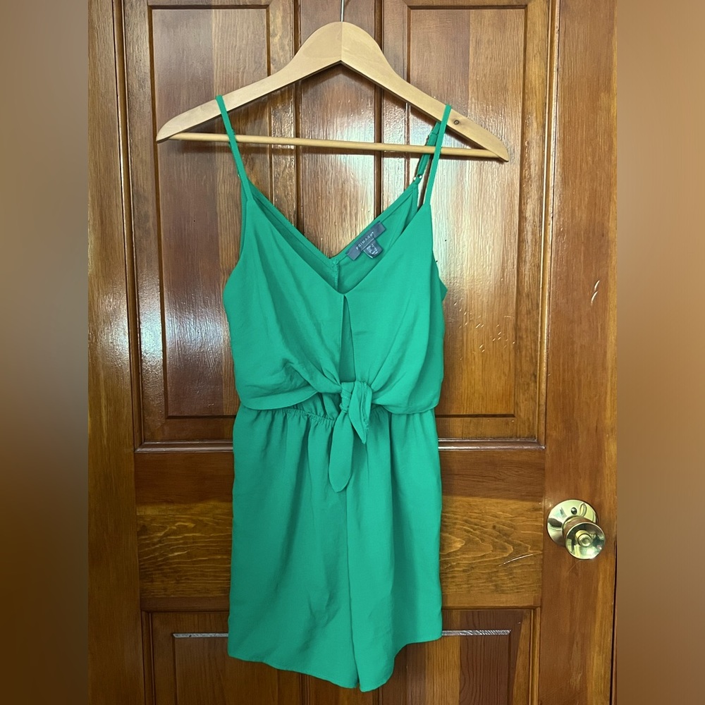 Women’s green romper